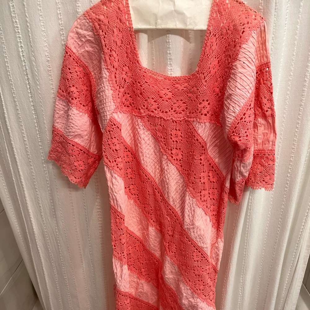 Vintage Mexican dress Crochet